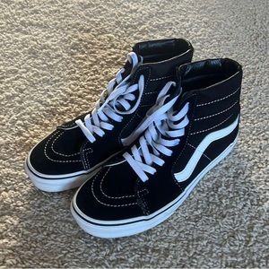 high top vans black